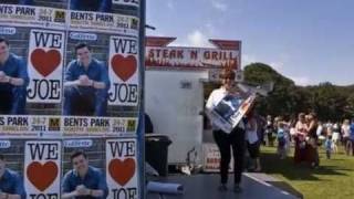 Joe McElderry Metro Radio Interview  Bents Park 24711 [upl. by Aremahs92]