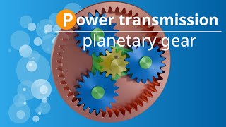 How does a planetary gear work  Design and operating principle simply explained [upl. by Annaihs149]