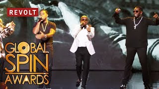 Diddy Jermaine Dupri Snoop Dogg and Ludacris perform Welcome to Atlanta  Global Spin Awards [upl. by Ehudd]