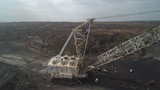 Alberta coal mine dragline [upl. by Erminna]