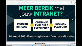 Een modern sociaal intranet bouwen in 30 minuten Het kan [upl. by Whiney]