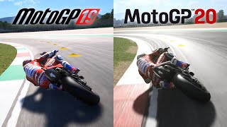 MotoGP19 vs MotoGP20  Direct Comparison [upl. by Tricia372]