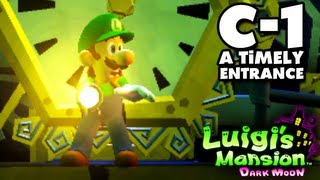 Luigis Mansion Dark Moon  Old Clockworks  C1 A Timely Entrance Nintendo 3DS Walkthrough [upl. by Aysahc]