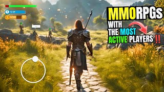 TOP 10 MMORPGs with HUGE Player Bases for Android amp iOS 2024 [upl. by Atiuqcaj]