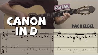 Canon in D Guitar Notation  TAB Old edition [upl. by Aitnahs465]