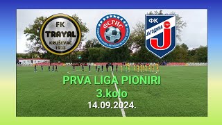 FK TRAYAL KRUŠEVACGFK JAGODINA 00 Prva pionirska liga FSRIS 2425 3kolo [upl. by Debra]