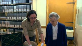 Visite des achives du Monastère des Ursulines de Québec [upl. by Ainocal]