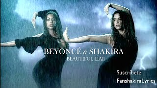 Beyoncé amp Shakira  Beautiful Liar Lyrics [upl. by Johppa]