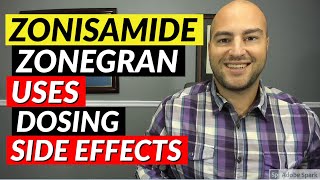 Zonisamide Zonegran  Pharmacist Review  Uses Dosing Side Effects [upl. by Alika]