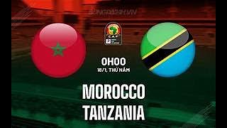 morocco vs tanzania caf live right now مباراة المغرب ضد تنزانيا [upl. by Joeann]