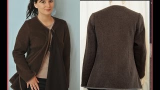 Comment coudre la Veste à Jabot en quot Kit de chez quotLes Féesquot [upl. by Nygem]