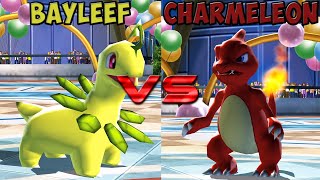 Pokemon battle revolution  Bayleef vs Charmeleon [upl. by Htidra]