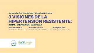 3 visiones de la hipertensión resistente renal endocrina vascular [upl. by Conn]