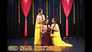 Gud naal Ishq mitha  bridesmaids sangeet choreography  Twirlwithjazz [upl. by Soinski]