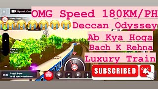 Deccan Odyssey  Speed 180KM  Luxury Train  Indian Train Simulator  Gamernitinofficials game [upl. by Galina]