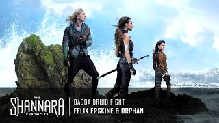 Felix Erskine amp Orphan  Dagda Druid Fight  The Shannara Chronicles Season 1 Score HD [upl. by Gurango]