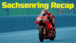 Sachsenring GP Recap  MotoGP 2024 [upl. by Tina940]