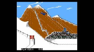 Winter Games Gameplay NES [upl. by Nagoh336]