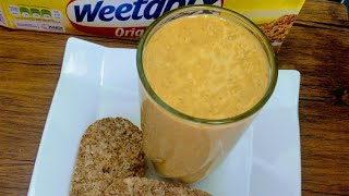 WEETABIX BREAKFAST SMOOTHIE  NO SUGAR  QUICK FIX [upl. by Isolda]