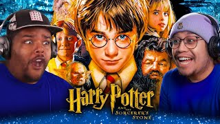 Harry Potter and The Sorcerers Stone GROUP MOVIE REACTION [upl. by Esimehc]