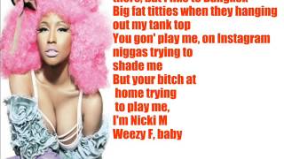 Nicki Minaj Im Out Verse Lyrics [upl. by Lorine]