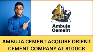 AMBUJA CEMENT SHARE LATEST NEWS TODAY  AMBUJA CEMENT SHARE ANALYSIS  AMBUJA CEMENT TARGET 🎯 [upl. by Sirc322]