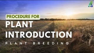 Procedure for Plant Introduction agriculture [upl. by Oby]