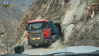 RUTAS mortales de Ancash Casi me choco con camiones  Sihuas  Chuquicara  Cañón del pato  Chacas [upl. by Najtsirk]