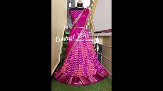 🎊Diwali Dhamaka Sale🎊Dola Crepe Silk Weaving Border Unstitched Lehenga Sets🎊rytshortstrendyonline [upl. by Creedon458]