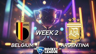 WORLD CUP USA 2024  WEEK 2 BELGIUM vs ARGENTINA [upl. by Yelrehs]