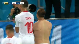 Xherdan Shaqiri  Last minute winner vs Serbia 🇨🇭v🇷🇸 Russia World Cup 2018 [upl. by Thornie]