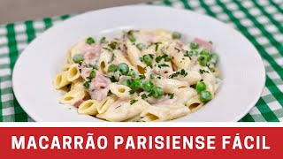 MACARRÃO PARISIENSE FÁCIL DE FAZER COM HOME CHEFS [upl. by Livvi]