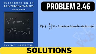 Griffiths Problem 246 solution  introduction to electrodynamics 4th Edition Griffiths solutions [upl. by Kleper]