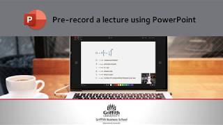 Create a Prerecorded Lecture with PowerPoint [upl. by Dafodil]