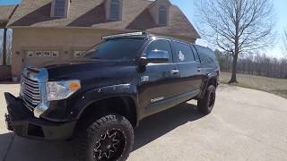 West TN 2017 Toyota Tundra Limited crew max 4x4 lifted custom price www sunsetmotors com [upl. by Leilamag]