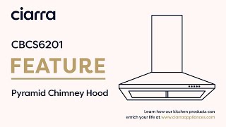 CIARRA Stainless Steel Chimney Cooker Hood 60cm CBCS6201 [upl. by Urina800]