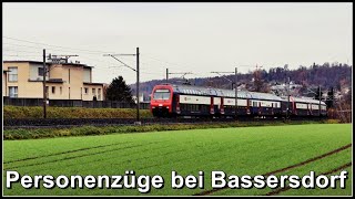 Einige Personenzugsichtungen bei Bassersdorf [upl. by Desdee]