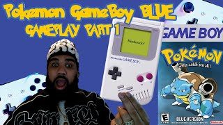 Pokemon Gameboy Blue Walk Through Part 1 [upl. by Nogam]