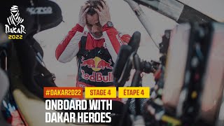 Onboard with Dakar Heroes  Étape 4  Stage 4  Dakar2022 [upl. by Pinkham]