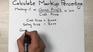 Best Way to Find Markup Percentage in 3 Minutes [upl. by Koffman201]