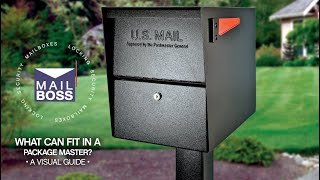 What Can Fit in a Mail Boss Package Master Locking Security Mailbox A Visual Guide [upl. by Capps146]