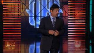 Lopez Tonight  George Lopez Destroys Conan OBrien  Part 1 of 4 [upl. by Herrah]