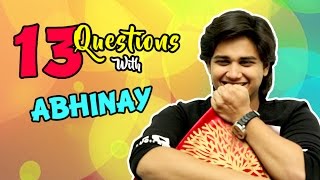 Top 13 Questions With Abhinay Berde  Ti Saddhya Kay Karte  Marathi Movie 2017 [upl. by Burkhardt]