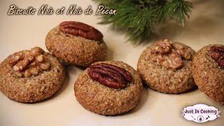 Recette de Biscuits aux Noix et Noix de Pécan [upl. by Forster653]