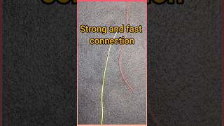 How to make the strongest and fastest main fishing line connection fishing angler diy art [upl. by Ahsyat]