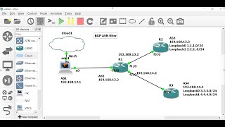 BGP AS Path Filter Mikrotik [upl. by Weinstock]