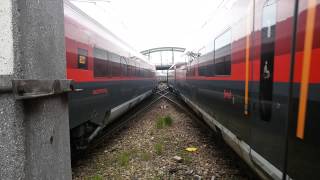 ÖBB Railjet Westbahnhof in Wien [upl. by Rosanne]