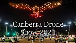 Australia Day Drone Show Canberra 2024 8K [upl. by Anetsirhc]