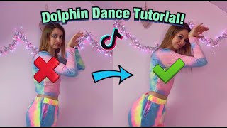 How to Dolphin Dance TikTok Tutorial EASY [upl. by Randa]