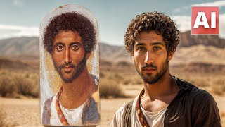 Face to Face With Ancient Egyptians Fayum Mummy Portraits Brought To Life Using AI [upl. by Miranda]